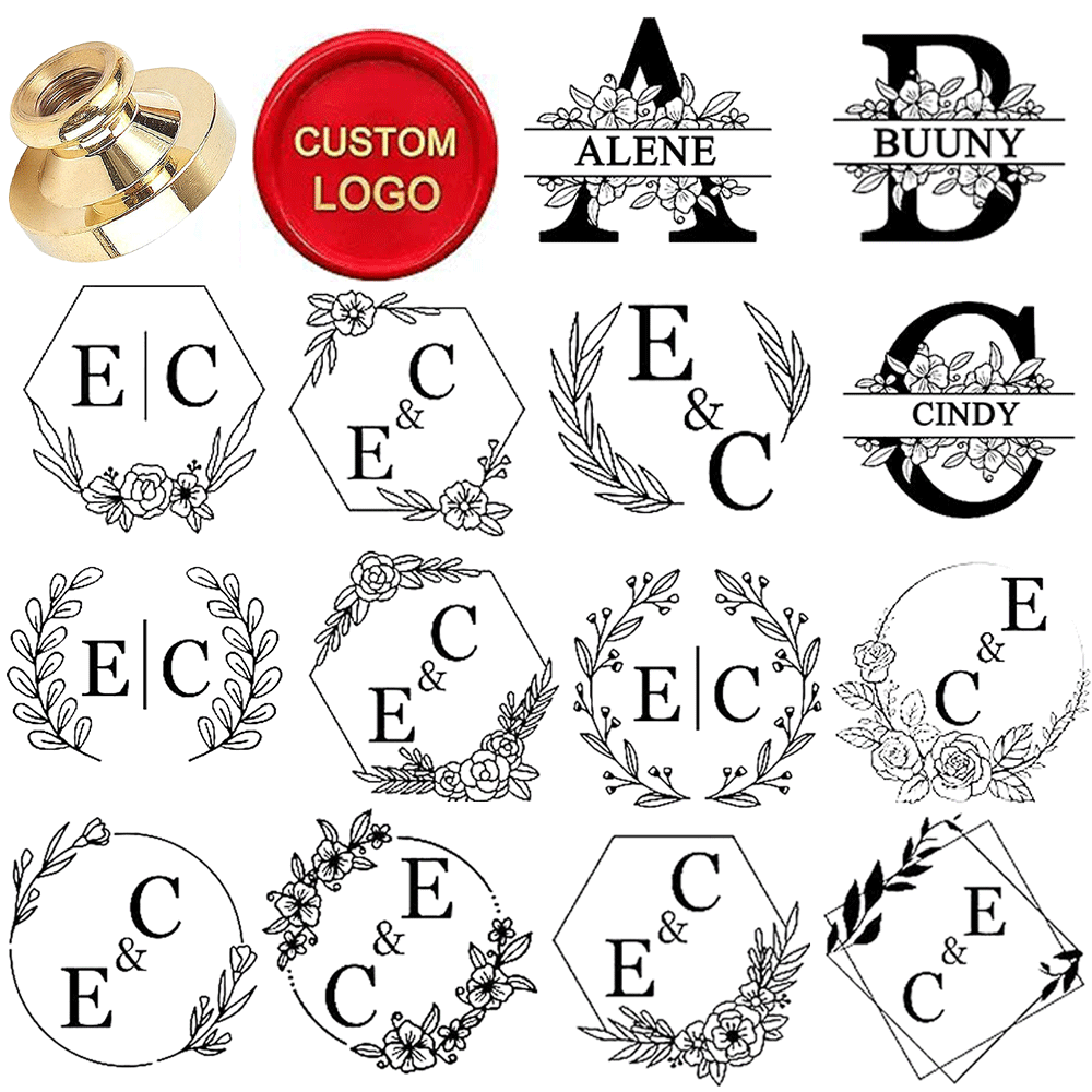 Wax Seal Letter Kit - Aangepaste brief lakzegel stempel kit, aangepaste