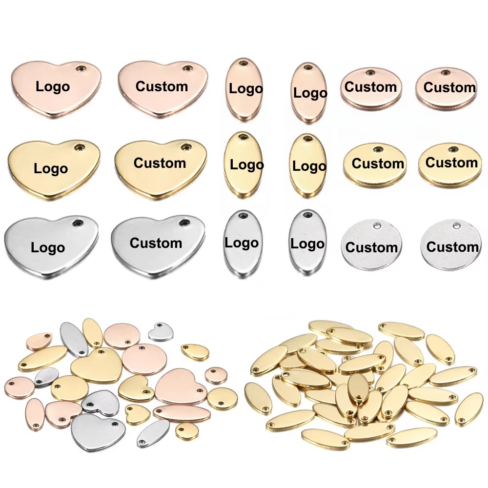 Pet Portrait Custom - 100 stks Custom Laser Graveren LOGO