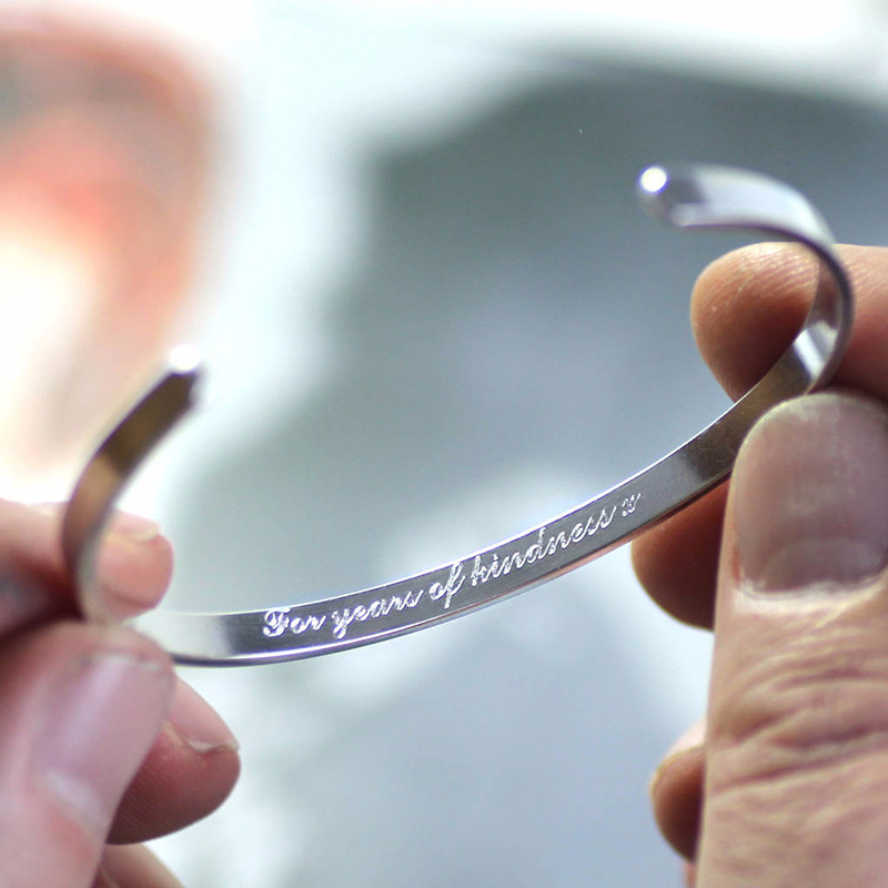 Coordinates Bracelet - Vnox Dropshipping Aangepaste Basis Klassieke Armband