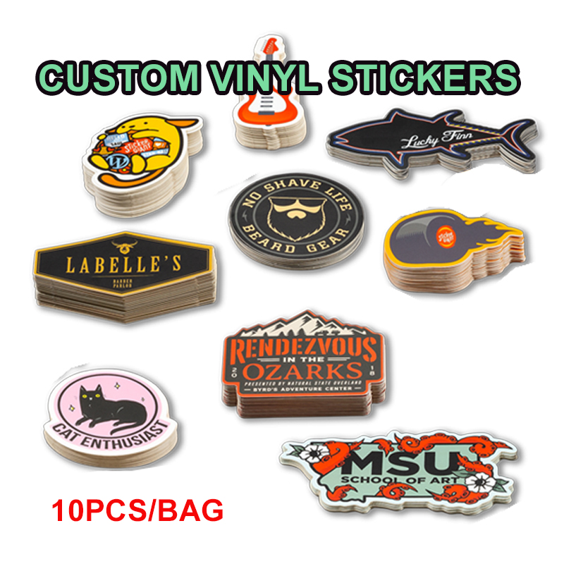 Custom Photo Book - 10Pcs Custom Vinyl Sticker Label Waterdichte