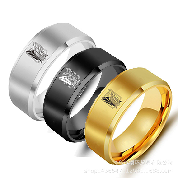 5 Kleuren Aanval Op Titan Zwar - Initial Ring Custom recensie en prijs