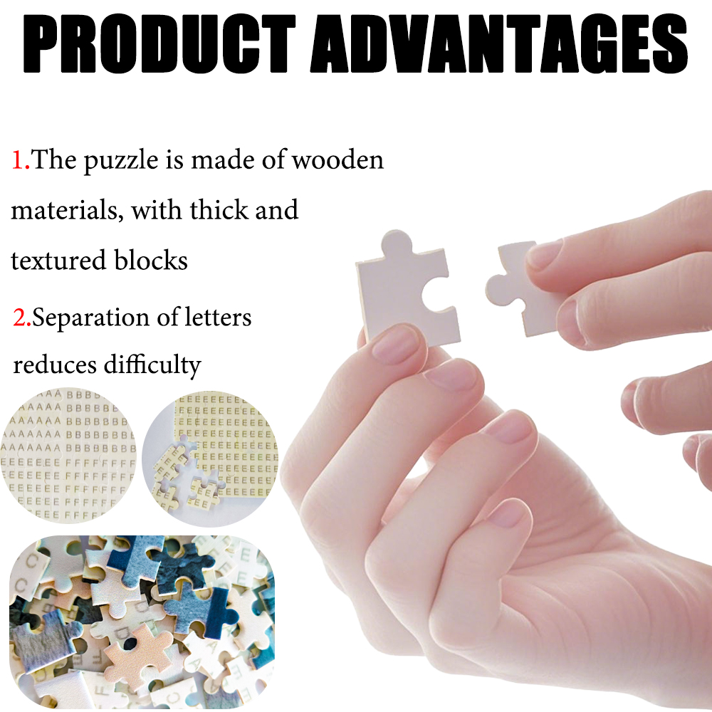 Aangepaste fotopuzzel, met fra - Engraved Wood Frame recensie en prijs