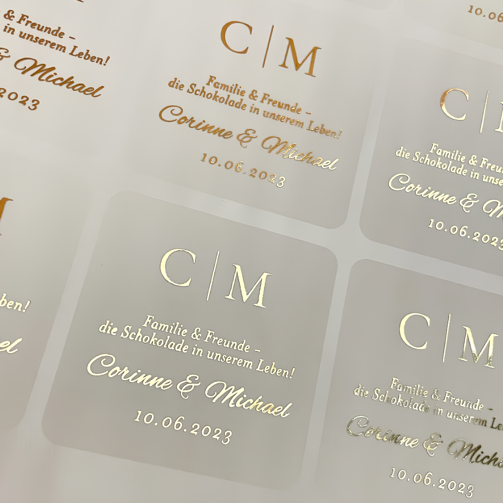 100 vellen gepersonaliseerde t - Personalised Candle Label recensie en prijs