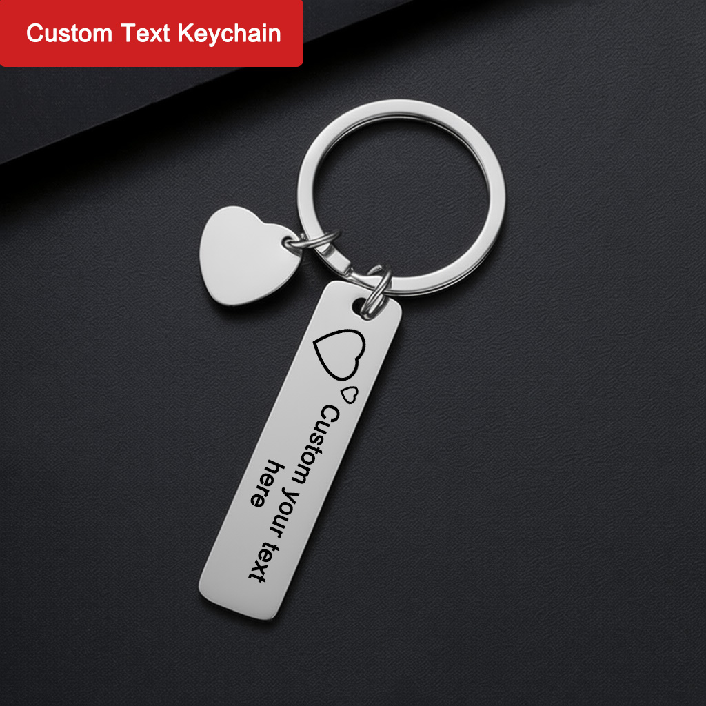 Aangepaste tekst sleutelhanger - Initial Ring Custom recensie en prijs