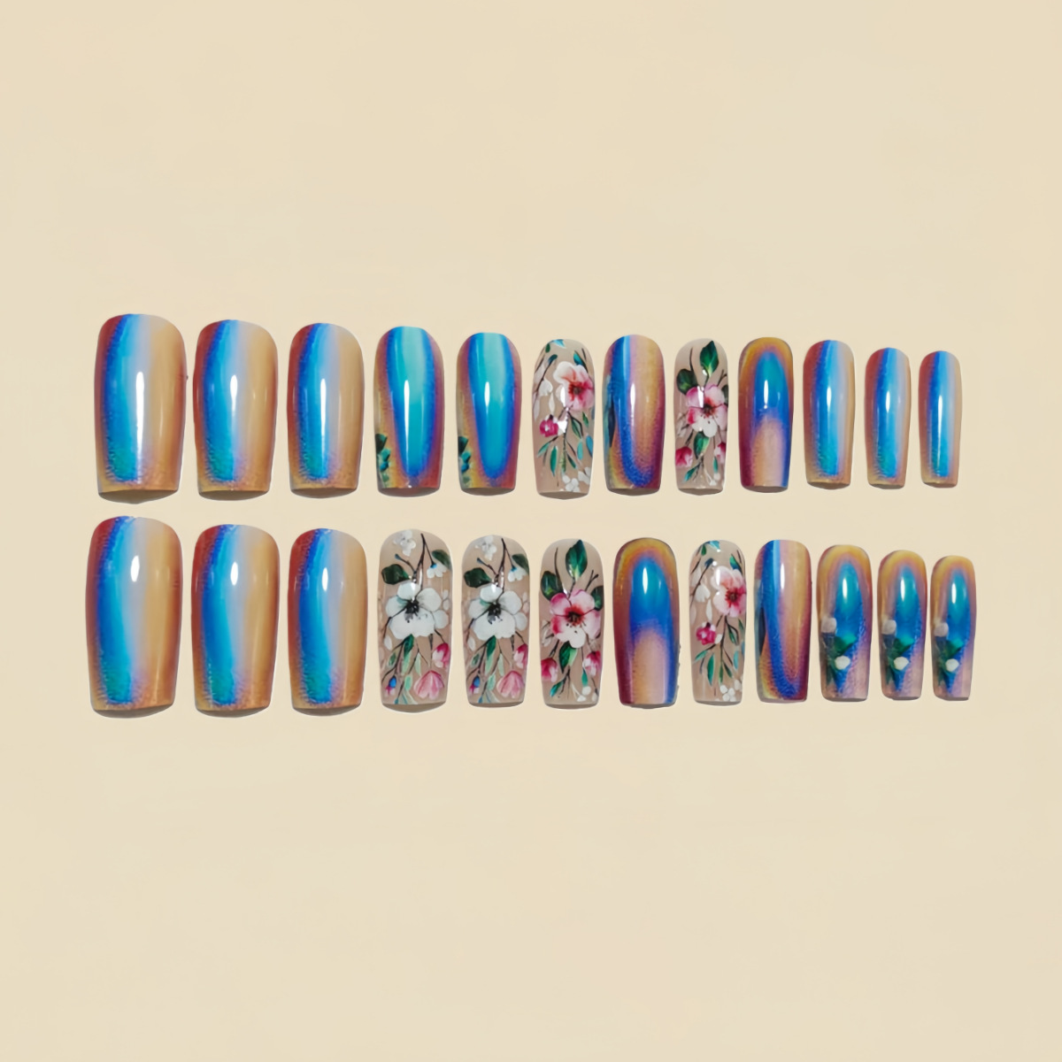 Middellange nepnagels voor dam - Pressed Flower Art recensie en prijs