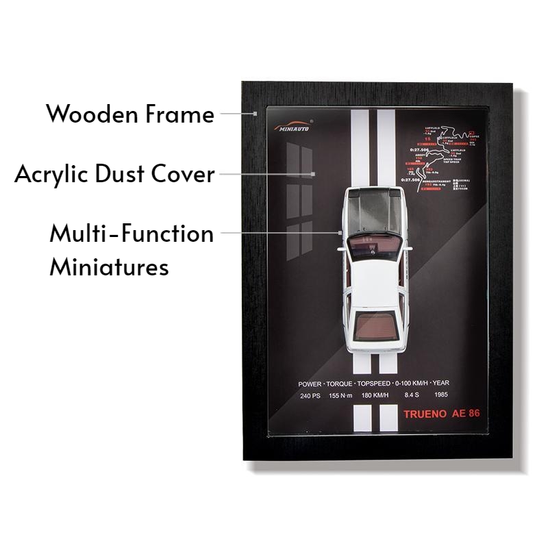 3D houten fotolijst met 1/32 g - Engraved Wood Frame recensie en prijs