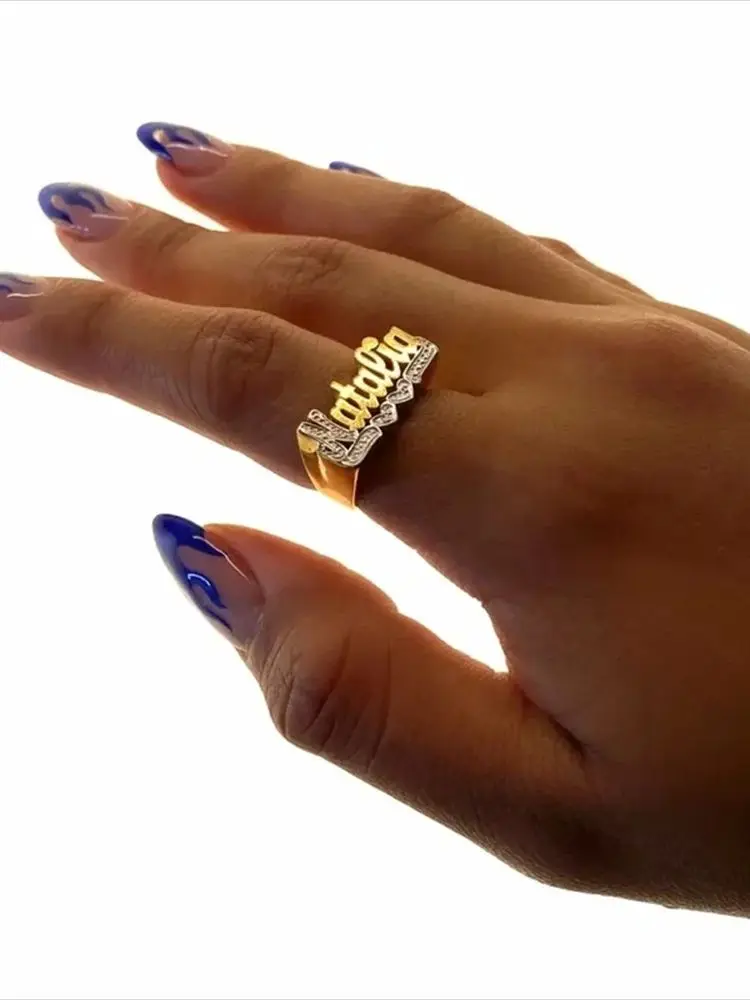 Gepersonaliseerde Naam Op Maat - Initial Ring Custom recensie en prijs