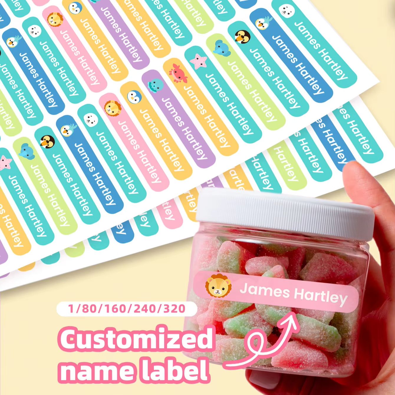 1-320 stuks op maat gemaakte c - Personalized Name Box recensie en prijs