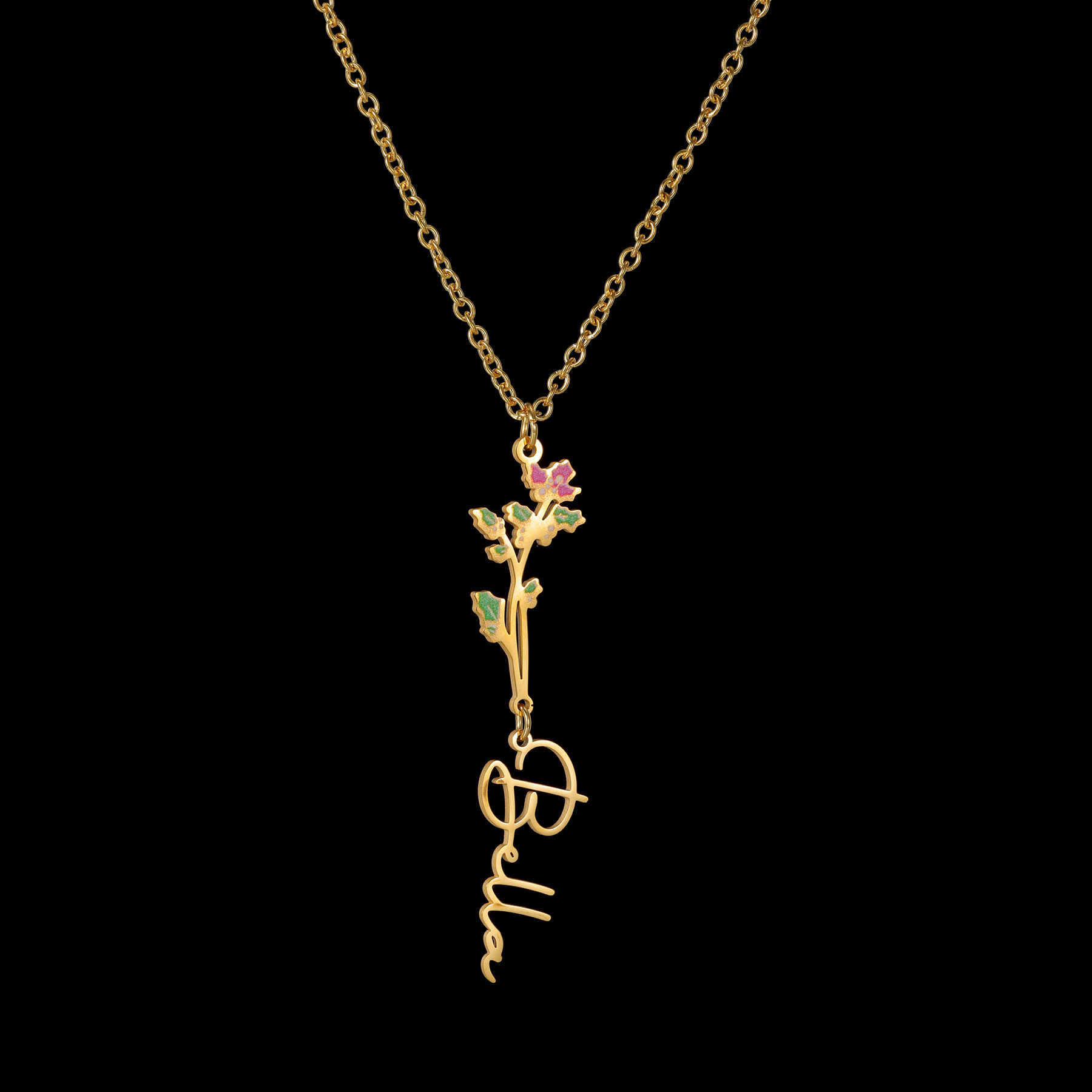 Acheerup Aangepaste naamkettin - Birth Flower Necklace recensie en prijs