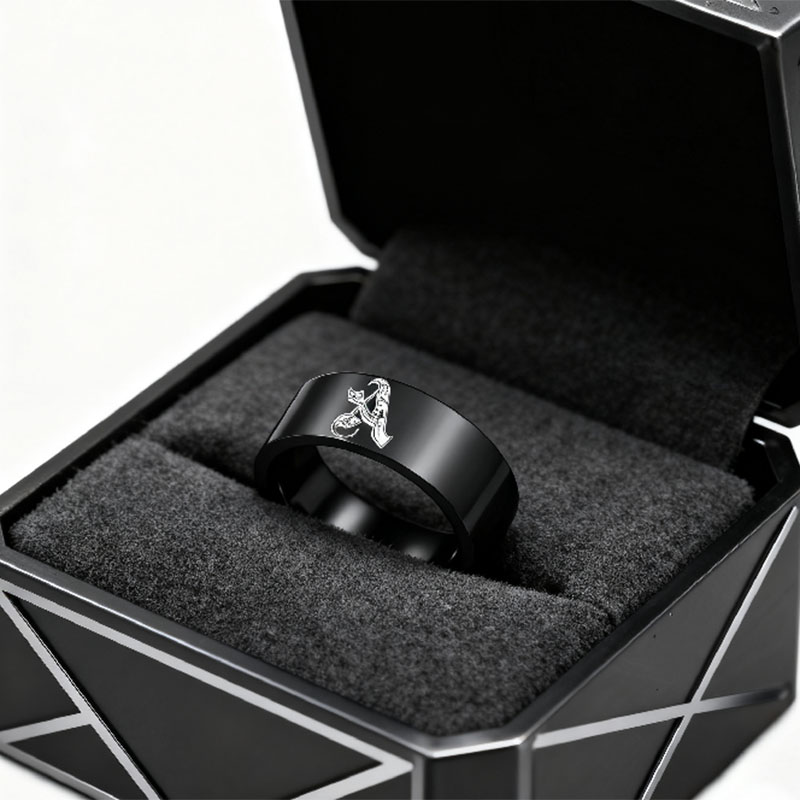 Letdiffery Aangepaste Gegravee - Initial Ring Custom recensie en prijs