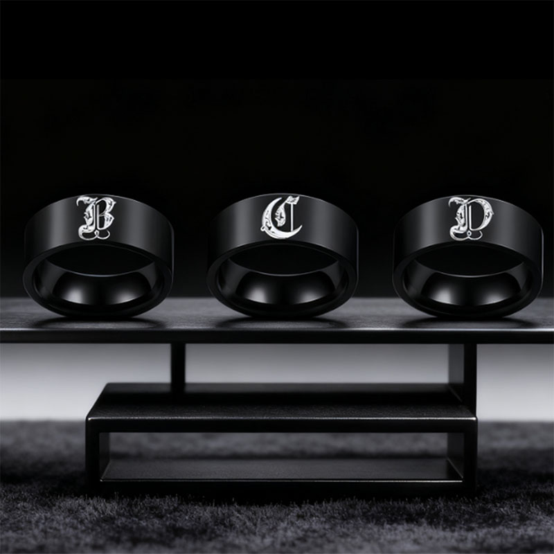 Letdiffery Aangepaste Gegravee - Initial Ring Custom recensie en prijs