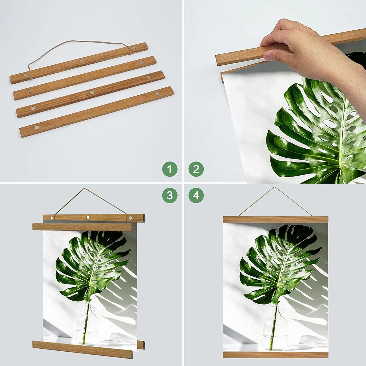 21-90 cm Magnetische Houten Fo - Engraved Wood Frame recensie en prijs